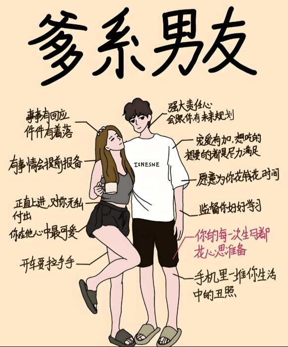 爹系男友是什么意思(爹系男友的温柔呵护秘密)