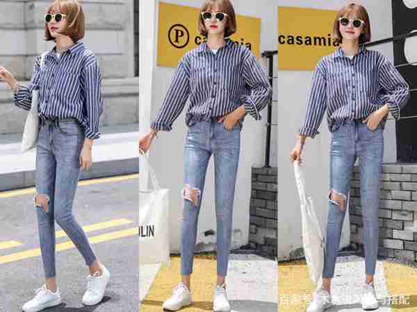 今年很流行的4条“九分牛仔裤”,搭配对的上衣才更美!