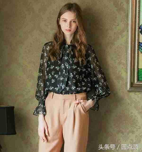 碎花雪纺衫搭配什么 夏季新款女士雪纺衫搭配气质满分
