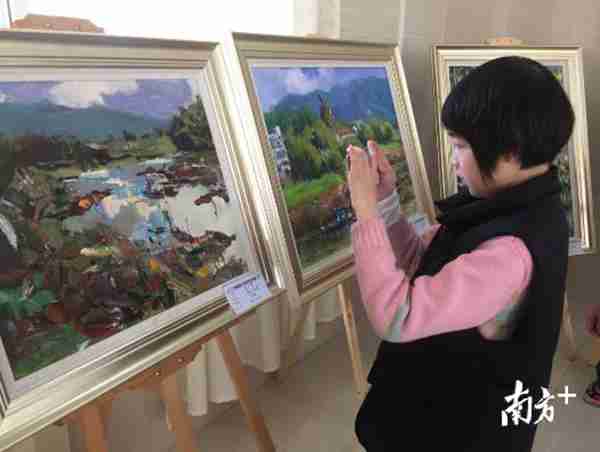 艺术家妙笔生花,让三水南山走入画中