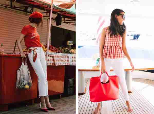 红色也算是暖色调中,最中性的颜色,和任何一种颜色都非常地搭