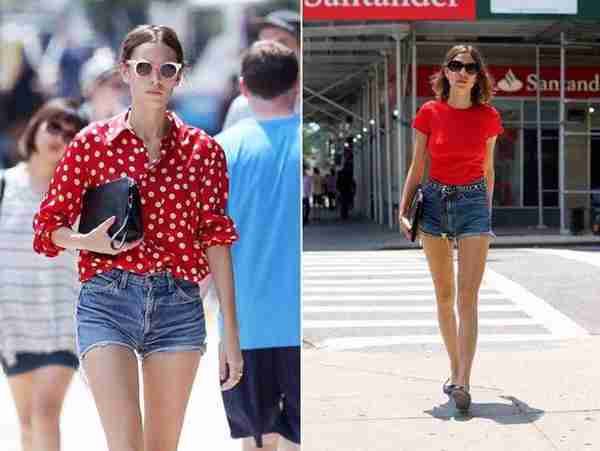 红色也算是暖色调中,最中性的颜色,和任何一种颜色都非常地搭