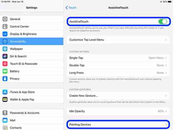如何在iPad上使用无线鼠标?
