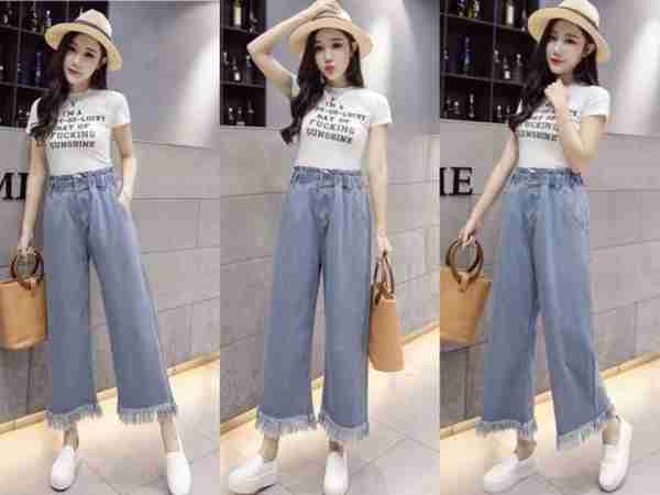 这4种颜色的阔腿裤,好看又时髦,谁穿谁美!