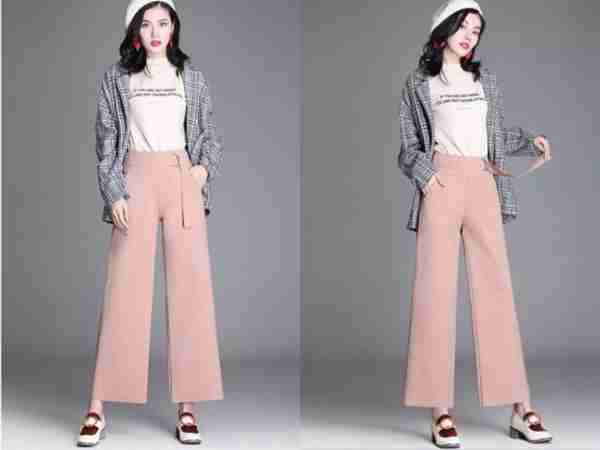 这4种颜色的阔腿裤,好看又时髦,谁穿谁美!