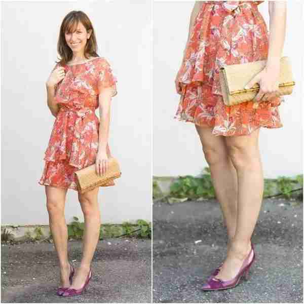 什么颜色的鞋最搭配橙色裙子?