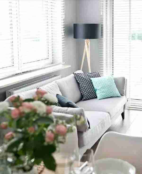 灰色+薄荷色，好看的家居空间，懂的人都说好！