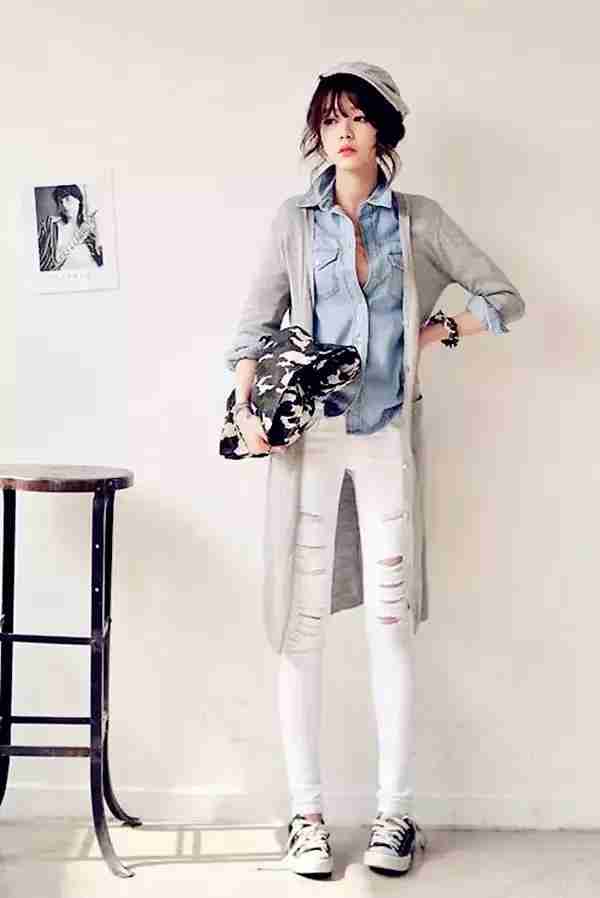 长款开衫怎么搭配衣服,5种穿衣技巧营造好身材