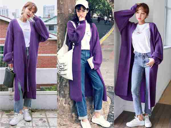 今秋流行穿紫色,选这5款轻薄外套,搭配这几条裤子超显气质!