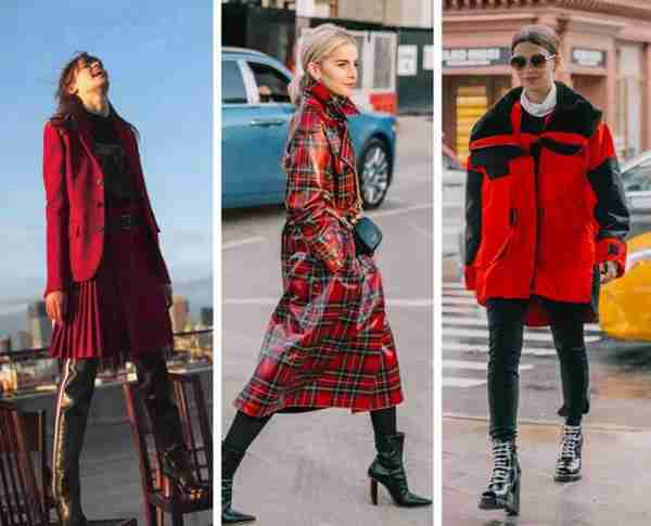 喜欢红色的，学会搭配这几种颜色，简单又经典，美得不得了！