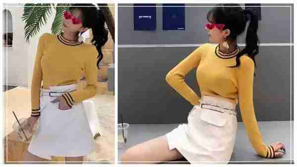 黄色上衣配什么裤子好看(女生黄色衣服怎么搭配好看)