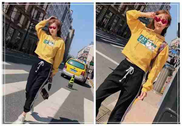 黄色上衣配什么颜色的下装好看?