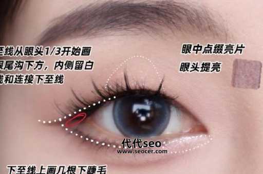 单眼皮怎么画眼线显大（新手画眼线的简单方法）