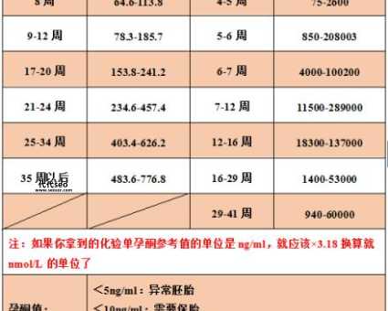 hcg值多少是怀孕（教您怎样从hcg值看怀孕特点）