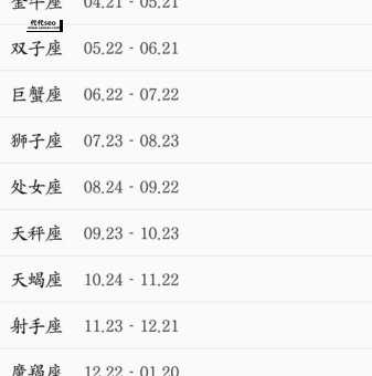 十一月是什么星座?