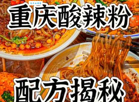 重庆酸辣粉技术怎么学?老厨师教你独家秘方!