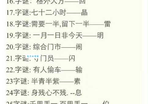 拆去屋顶打一字你猜对了吗?快来看看答案吧!