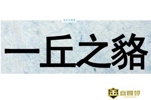 一丘之貉是什么意思?拼音、近义词和例句都在这里