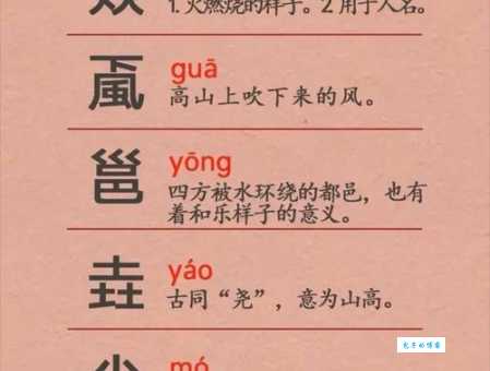 炀字拼音怎么读？yáng和yàng的用法区别是什么？