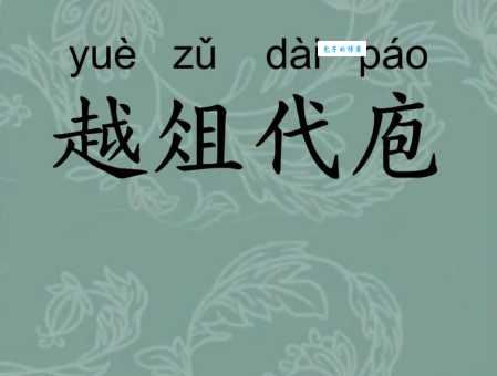 越俎代庖是什么意思？用通俗易懂的语言解释越俎代庖