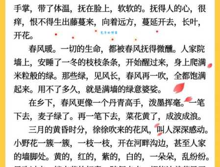 春风拂面是什么意思及用法？教你轻松理解和运用