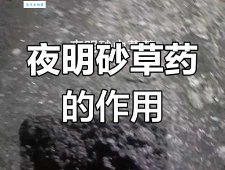 夜明砂:功效作用大揭秘,帮你远离眼疾困扰