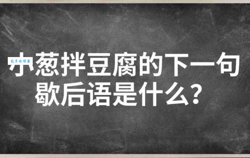 小葱拌豆腐一清二白是什么意思?详解歇后语含义及用法