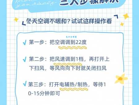 冬季空调制热用不好？掌握正确方法很重要！