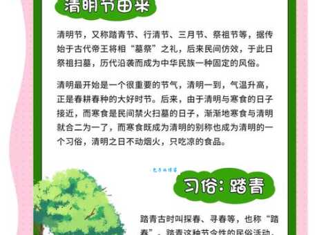 清明节的起源与习俗:探寻传统节日的文化内涵