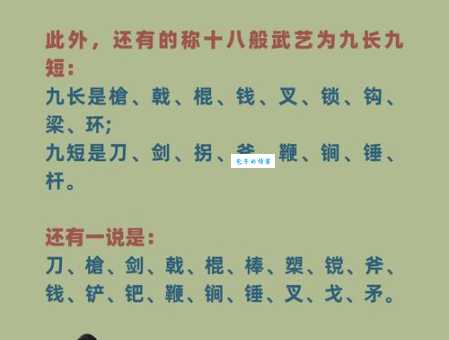 古代十八般武艺指的是什么？带你了解十八般武艺的起源和演变