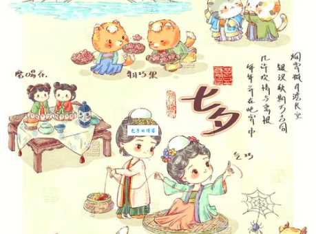 乞巧节最初的含义是什么？古代女子如何过七夕