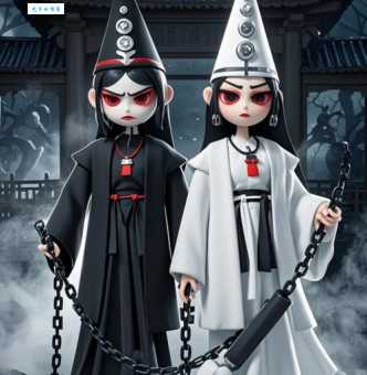 揭秘黑白无常真实姓名，白无常谢必安，黑无常范无救！