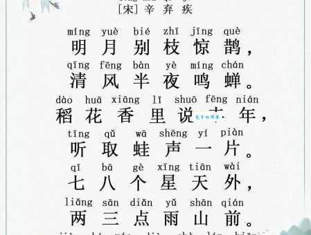 西江月夜行黄沙道中：写作背景与词作赏析深度解读